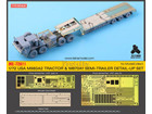 [1/72] USA M983A2 TRACTOR & M870A1 SEMI-TRAILER DETAIL-UP SET (for ModelCollect)
