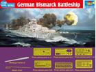 [1/200] German Bismarck Battleship