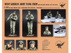 [1/35] West German Army Tank Crew - 1970~80 Era (2 Figures and 1 Bust)