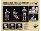 [1/35] Modern US Army Driver and Support Crew for MRAP (3 Figures)