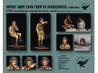 [1/35] Soviet Army Tank Crew in Afghanistan - 1980 Era (2 Figures and 1 Bust)