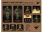 [1/35] Modern US Army Tank Crew in Europe - 1970 Era (2 Figures and 1 Bust)