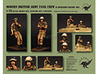 [1/35] Modern British Army Tank Crew in Operation Granby 1991 (2 Figures)