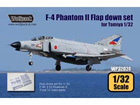 [1/32] F-4 Phantom II Hard Wing Flap down set (for Tamiya 1/32)