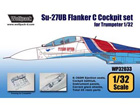 [1/32] Su-27UB Flanker C Cockpit set (for Trumpter 1/32)