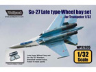 [1/32] Su-27 Flanker Late tupe Wheel bay set (for Trumpter 1/32)