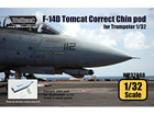 [1/32] F-14D Tomcat Correct Chin pod set (for Trumepter 1/32)