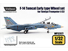 [1/32] F-14 Tomcat EarlyType wheel set (for Tamiya/Trumpeter 1/32)