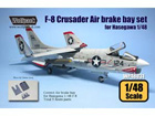 F-8 Crusader Airbrake bay set (for Hasegawa 1/48)