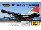 F-14 Late type wheel set (for Hasegawa 1/48)