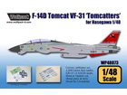 F-14D Tomcat VF-31 Tomcatters set (for Hasegawa 1/48)
