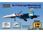 Su-27 Flanker Early type Wheel bay set (for Academy 1/48)