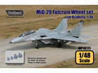 MiG-29 Fulcrum Wheel set (for Academy 1/48)