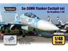 Su-30MK Flanker Cockpit set (for Academy 1/48)