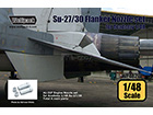 Su-27/30 Flanker AL-31F Engine Nozzle set (for Academy 1/48)