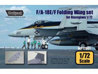 [1/72] F/A-18E/F Super Hornet Folding wing set for Hasegawa Kit