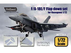 [1/72] F/A-18E/F Super Hornet Flap Down set (for Hasegawa 1/72)