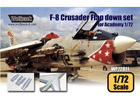 [1/72] F-8E Crusader Flap down set (for Academy 1/72)