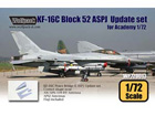 [1/72] KF-16C Block 52 ASPJ Update Conversion set (for Academy 1/72)