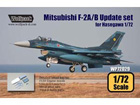 [1/72] Mitsubishi F-2A/B Update set (for Hasegawa 1/72)