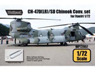 [1/72] CH-47D(LR)/SD Chinook Conversion set (for Italeri 1/72)