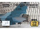 [1/72] F-16C F110-GE-129 Engine Nozzle set (for Tamiya 1/72)