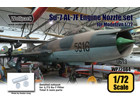 [1/72] Su-7 Fitter AL-7F Engine Nozzle set (for Modelzvit 1/72)