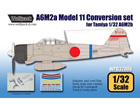 [1/32] A6M2a Zero Model 11 Conversion set for Tamiya 1/32