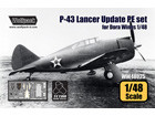 Republic P-43 Lancer Update PE Set (for Dora Wings 1/48)