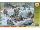 [1/35] Soviet Tank Hunters with Dogs WWII