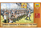[1/72] Prussian grenadiers of the Frederick II (XVIII Century)