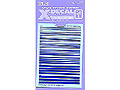 X-DECAL STRAIGHT LINE - BLUE