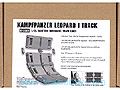 KAMPFPANZER LEOPARD 1 TRACK