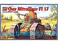 [1/72] Char Mitrailleur FT-17