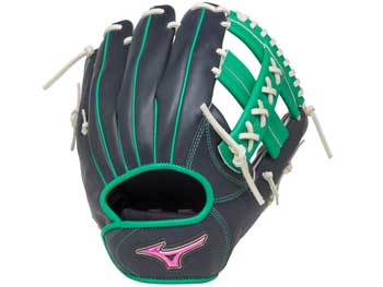 16460] Mizuno 소프트볼용 내야 글러브 (남+녹색) 11.75인치